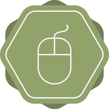 Güzel Fare vektör satırı simgesi