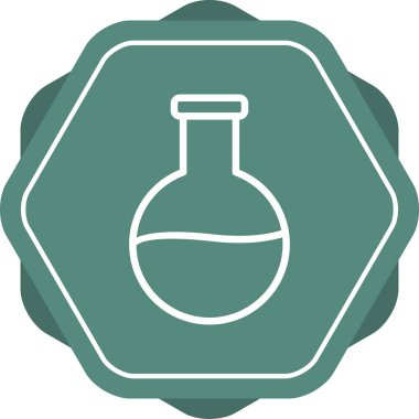 Güzel şişe vektör çizgisi simgesi