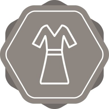 Güzel Bez vektör satırı simgesi