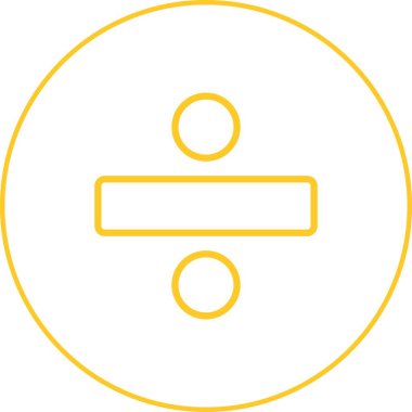 Güzel Bölme vektör satırı simgesi