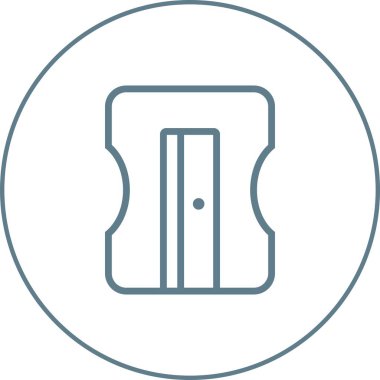 Güzel Keskinleyici vektör satırı simgesi