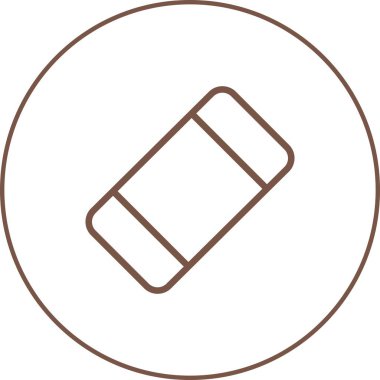 Güzel Silgi vektör satırı simgesi