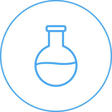 Güzel şişe vektör çizgisi simgesi