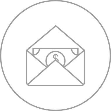 Güzel Sallery vektör satırı simgesi