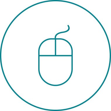 Güzel Fare vektör satırı simgesi