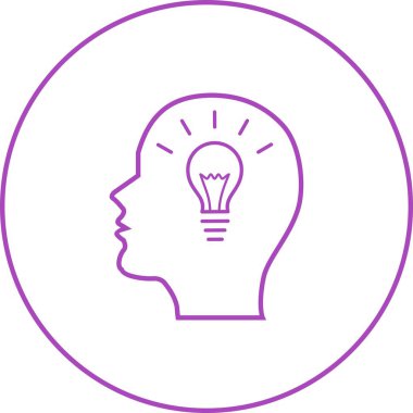 Beautiful Idea vektör satırı simgesi