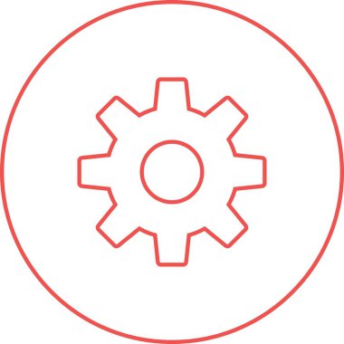 Güzel Ayarlar vektör satırı simgesi