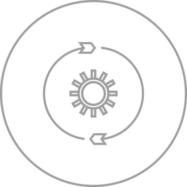 Güzel Ayarlar vektör satırı simgesi