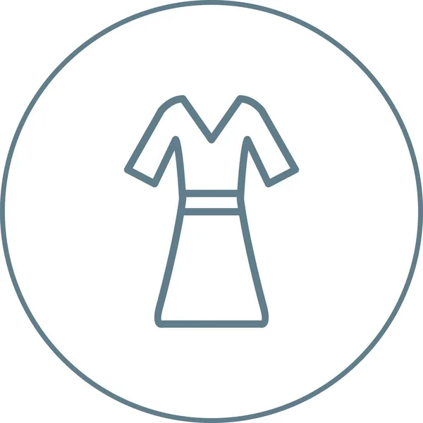 Beautiful Cloth vector line icon — Stock Vector