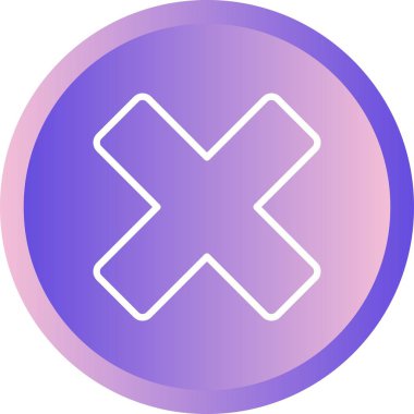 Güzel Çarpma vektör satırı simgesi