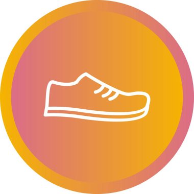 Güzel Ayakkabı vektör satırı simgesi