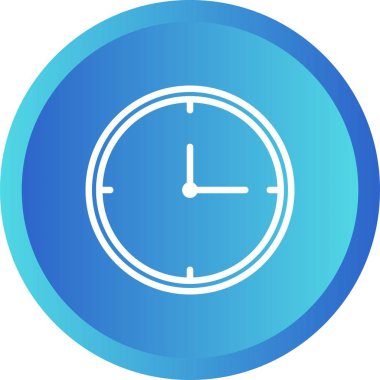 Güzel Saat vektör satırı simgesi