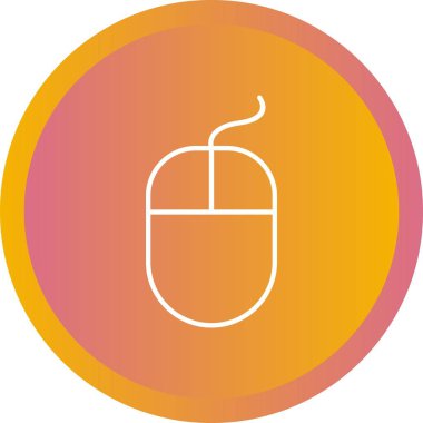 Güzel Fare vektör satırı simgesi