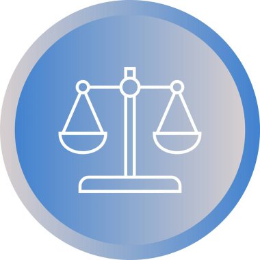 Güzel Denge vektör çizgisi simgesi