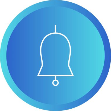 Güzel Bell vektör satırı simgesi