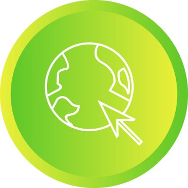 Güzel Tarayıcı vektör satırı simgesi