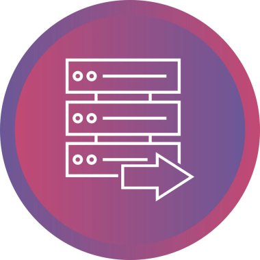 Güzel Sunucu vektör satırı simgesi