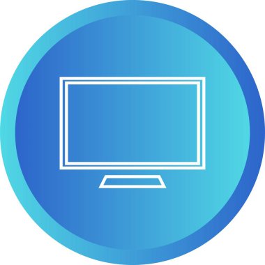 Güzel Ekran vektör satırı simgesi