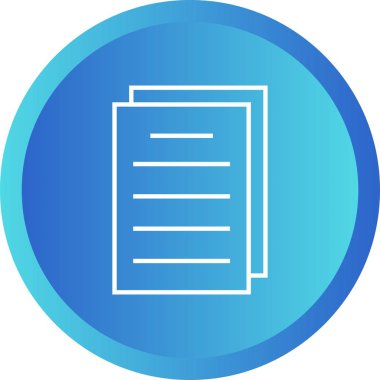 Güzel Rapor vektör satırı simgesi