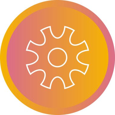 Güzel Ayarlar vektör satırı simgesi