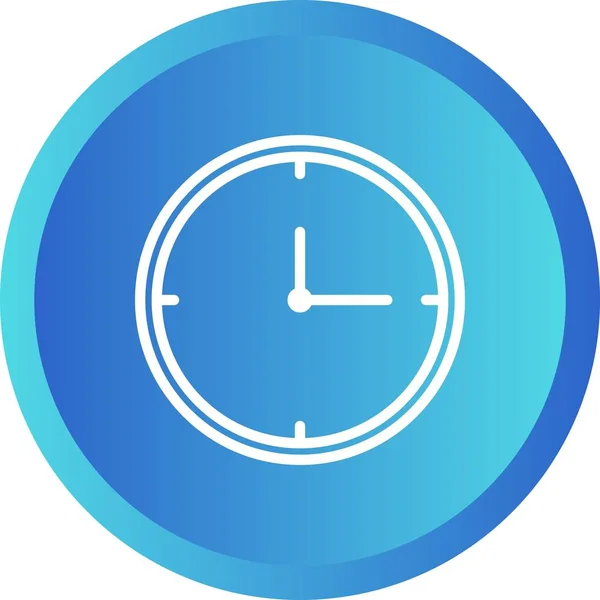 Hermoso icono de línea vectorial Reloj — Vector de stock