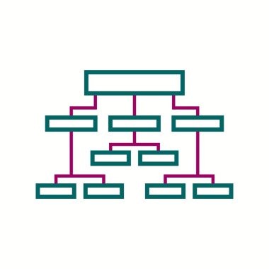 Güzel İş yapısı vektör satırı simgesi