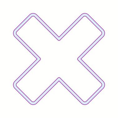 Güzel Çarpma vektör satırı simgesi