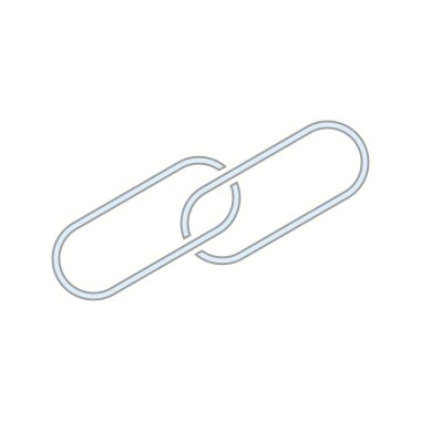 Güzel Zincir vektör satırı simgesi