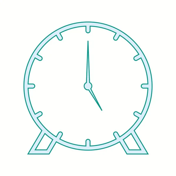Hermoso icono de línea vectorial Reloj — Vector de stock