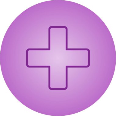 Beautiful Plus vektör satırı simgesi