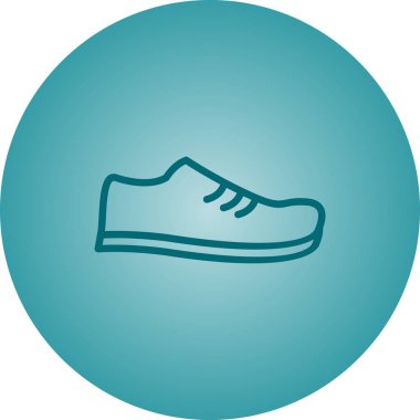 Güzel Ayakkabı vektör satırı simgesi