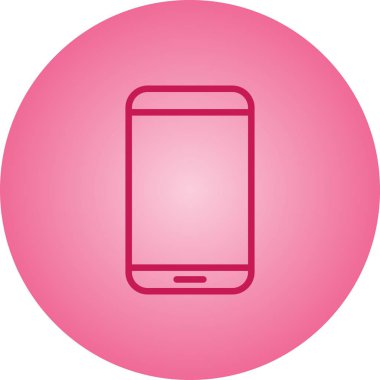 Güzel Smartphone vektör satırı simgesi