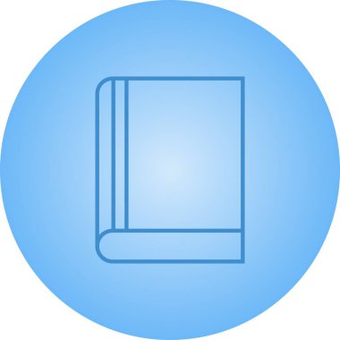 Güzel Kitap vektör satırı simgesi