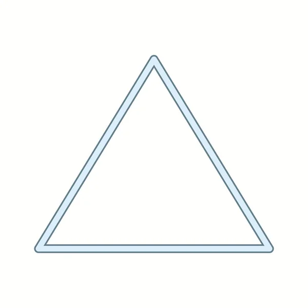 Beautiful Triangle vector line icon — Stock Vector