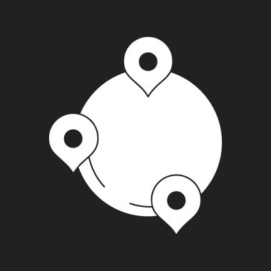 Güzel Doygunluk Vektörü Glyph simgesi