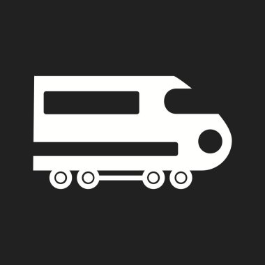 Güzel Mermi Treni Vektör Kabartma Simgesi