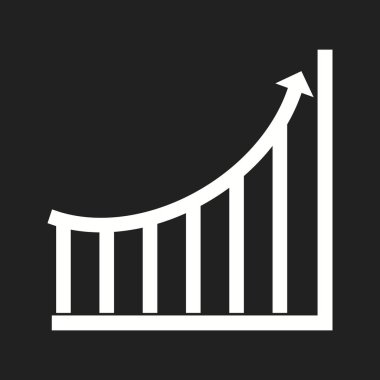 Güzel İş Büyüme Vektörü Glyph simgesi