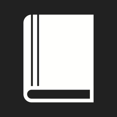 Güzel Kitap Vektörü Glyph simgesi