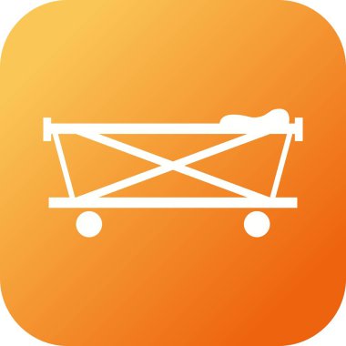 Güzel Sedye Vektörü Kabartma simgesi