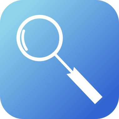 Güzel Arama Vektörü Kabartma Simgesi