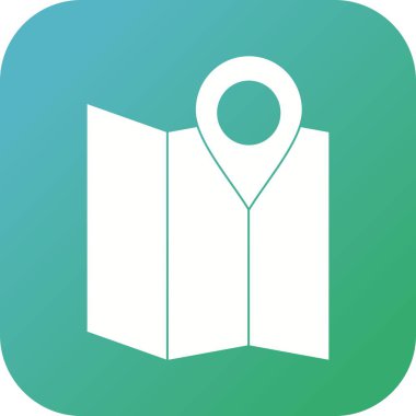 Haritalardaki Güzel İşaretler Vektör İşareti simgesi