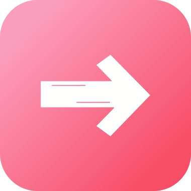 Güzel Sağ Ok Vektör Sembolü