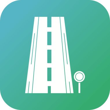 Güzel İmza Vektörü Glyph simgesi