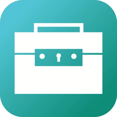 Güzel Evrak Çantası Vektör Kabartma Simgesi