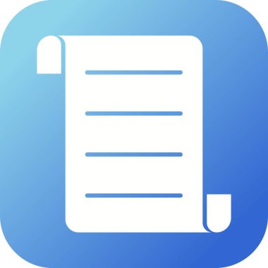 Güzel Belge Vektörü Kabartma Simgesi