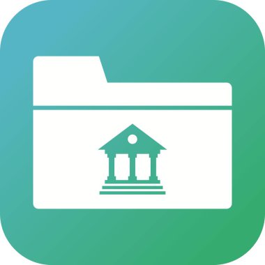 Güzel Bankacılık dizin vektörü Glyph Simgesi