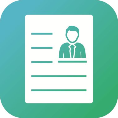 Güzel Rapor Vektörü Kabartma Simgesi