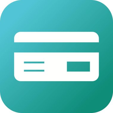 Güzel ATM kartı Vektör Kabartma Simgesi