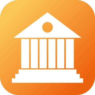 Güzel Banka Vektörü Kabartma Simgesi