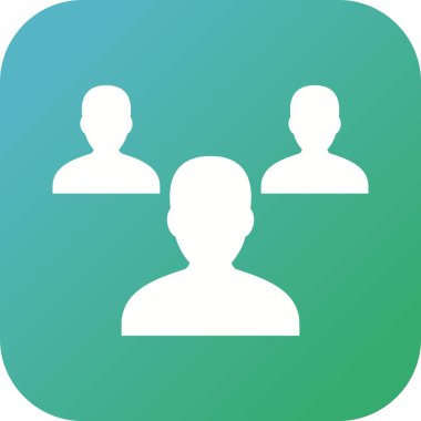 Güzel Takım Vektörü Glyph simgesi